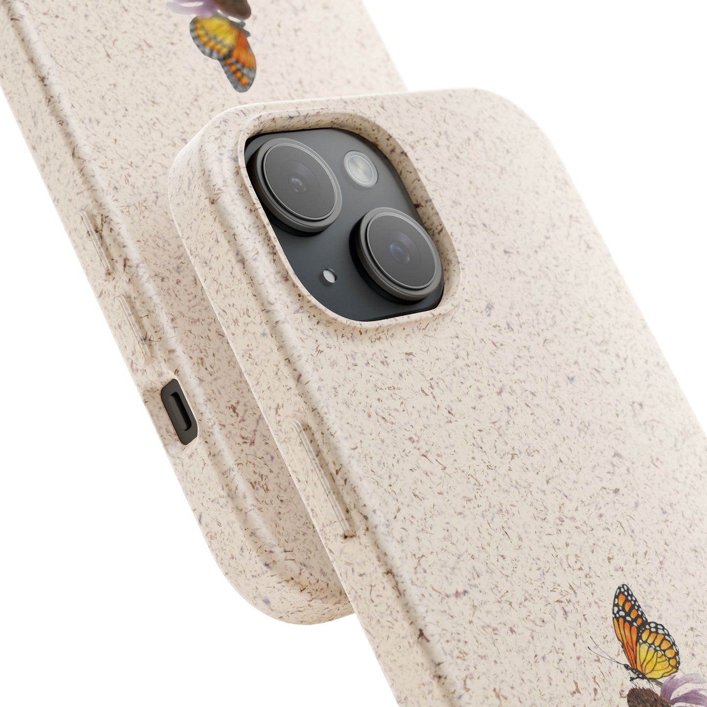 Echinacea Biodegradable Bamboo Phone Case