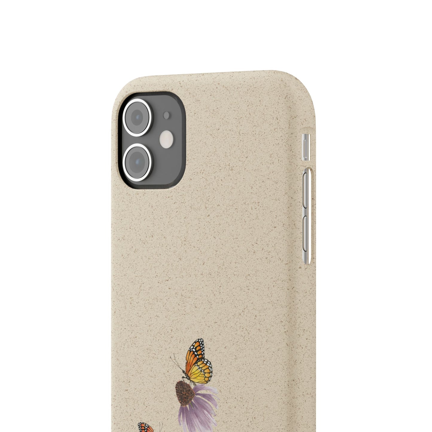 Echinacea Biodegradable Bamboo Phone Case