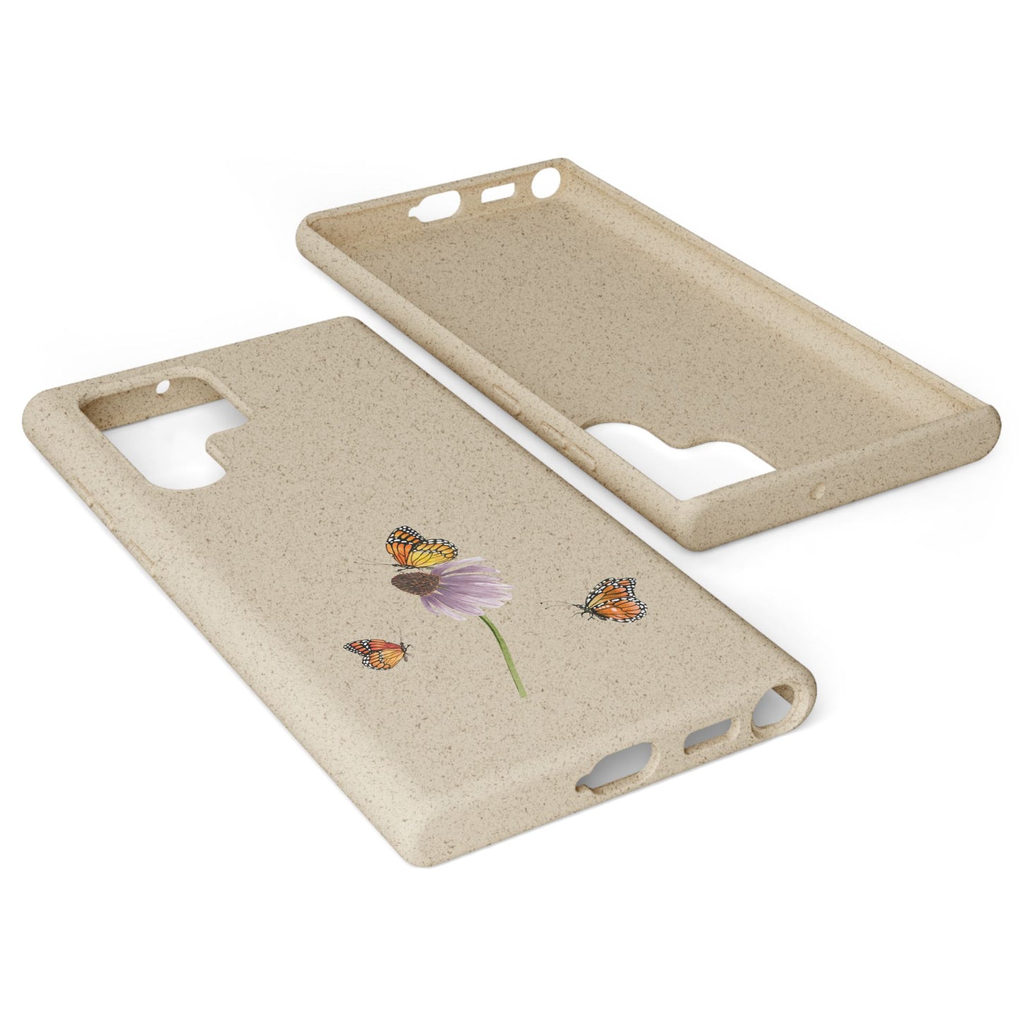 Echinacea Biodegradable Bamboo Phone Case