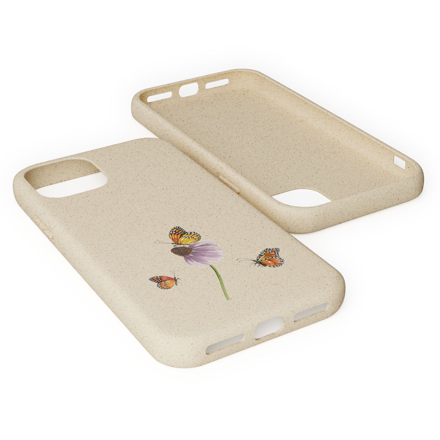 Echinacea Biodegradable Bamboo Phone Case