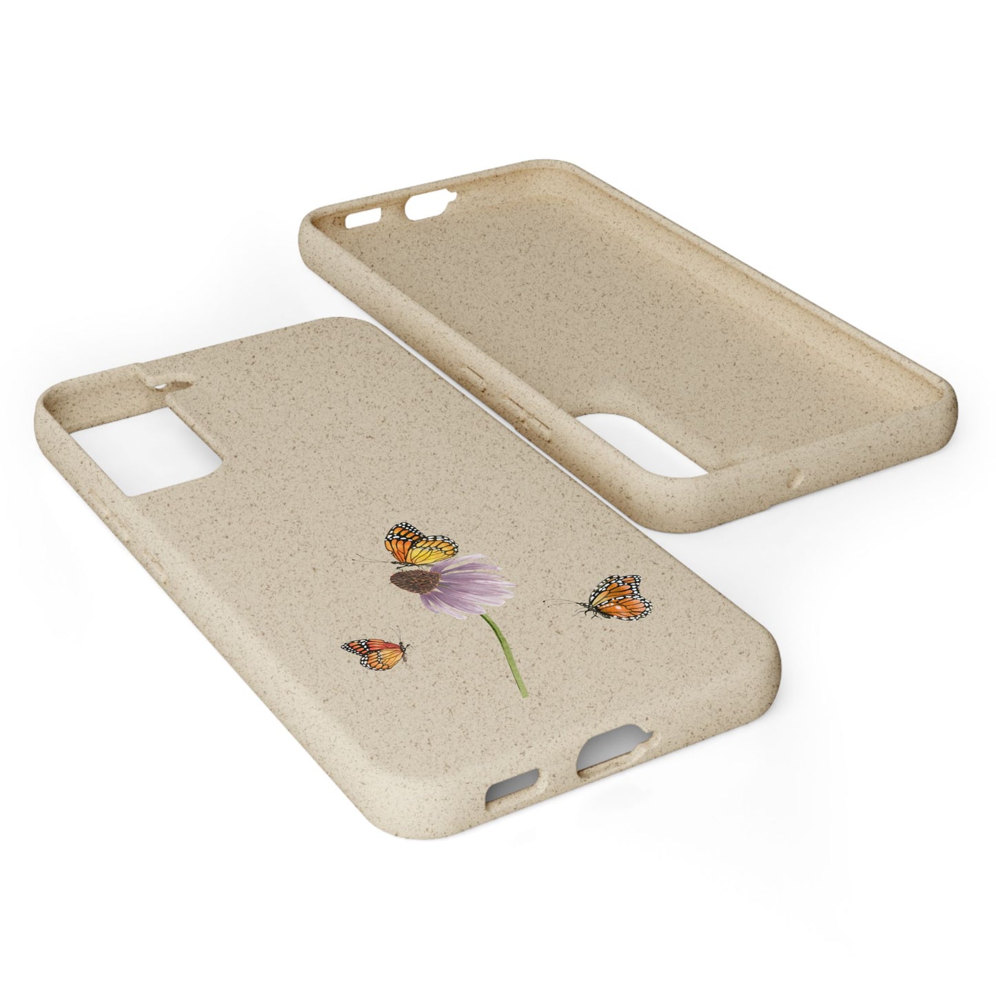 Echinacea Biodegradable Bamboo Phone Case