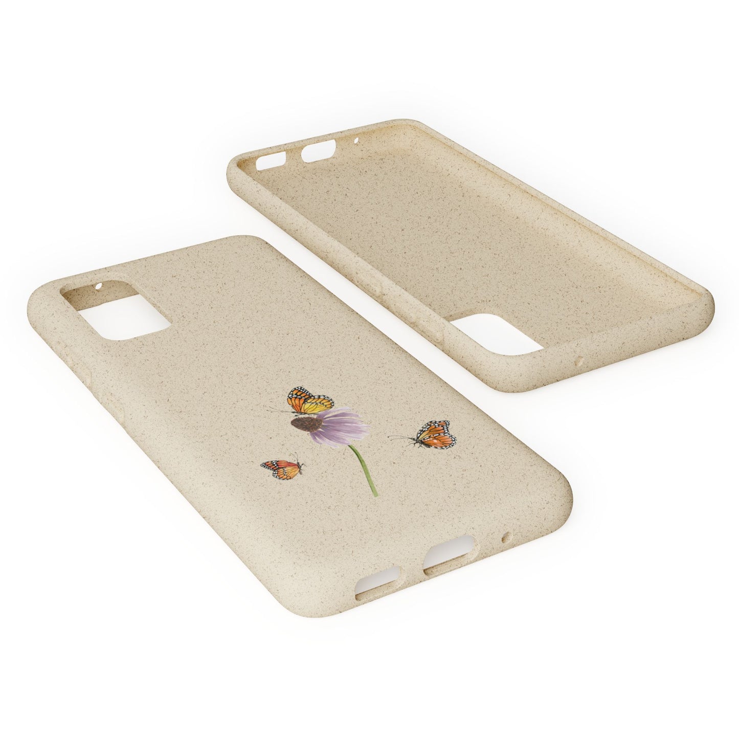 Echinacea Biodegradable Bamboo Phone Case