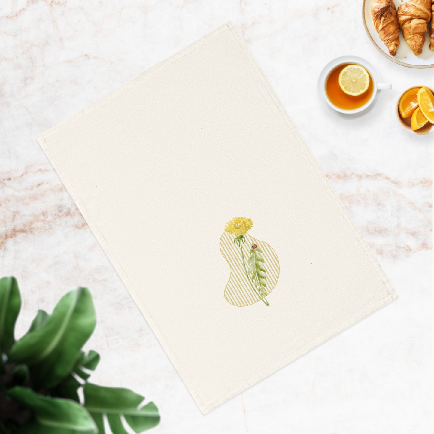 Dandelion Organic Cotton Tea Towel