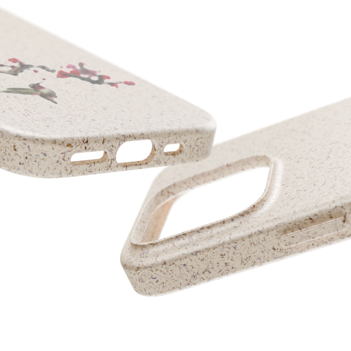 Plum Blossoms Biodegradable Bamboo Phone Case