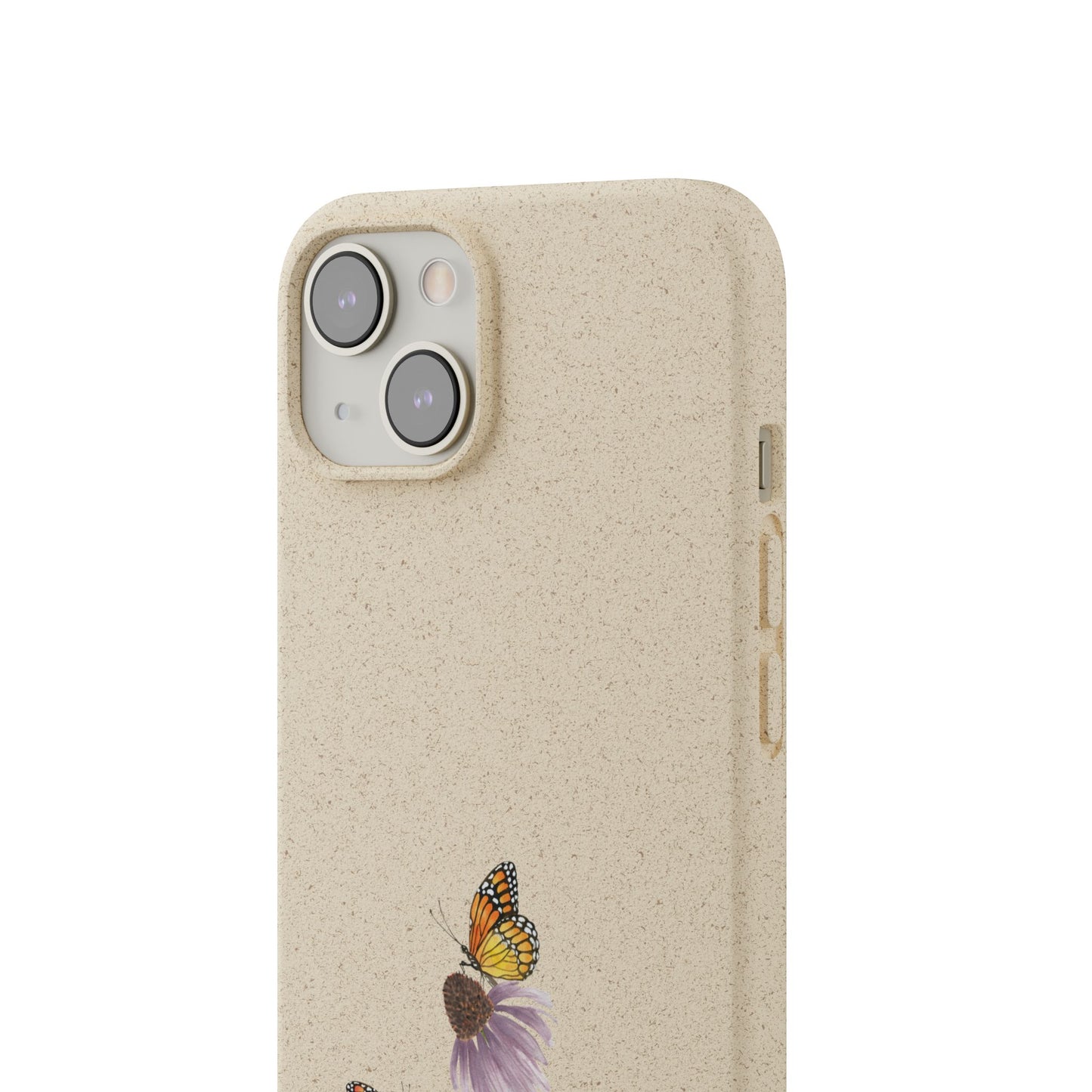 Echinacea Biodegradable Bamboo Phone Case