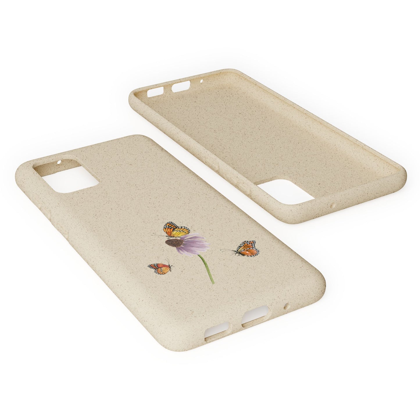 Echinacea Biodegradable Bamboo Phone Case