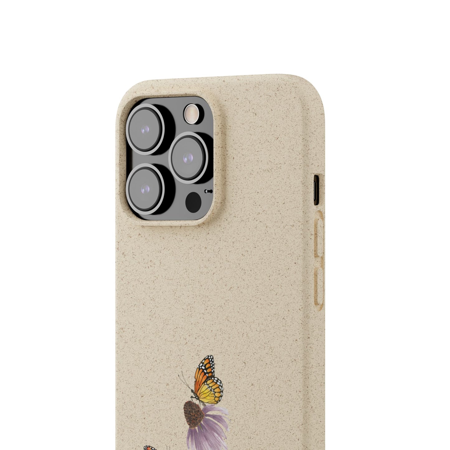 Echinacea Biodegradable Bamboo Phone Case