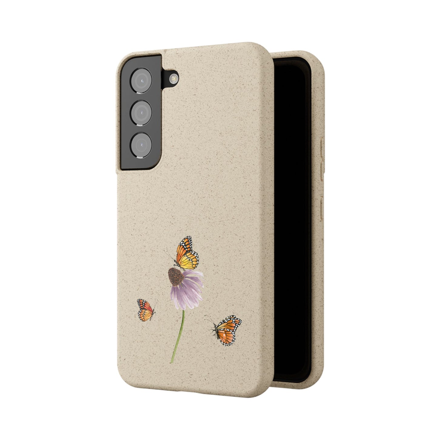 Echinacea Biodegradable Bamboo Phone Case