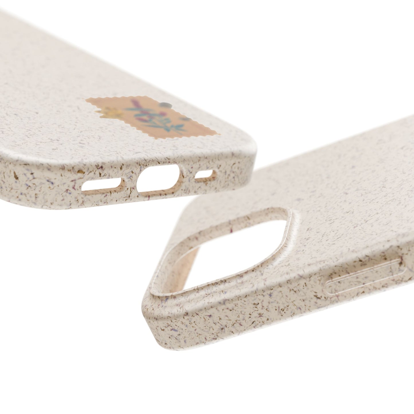 Timbre Menthe Poivrée Coque de Téléphone en Bambou Biodégradable