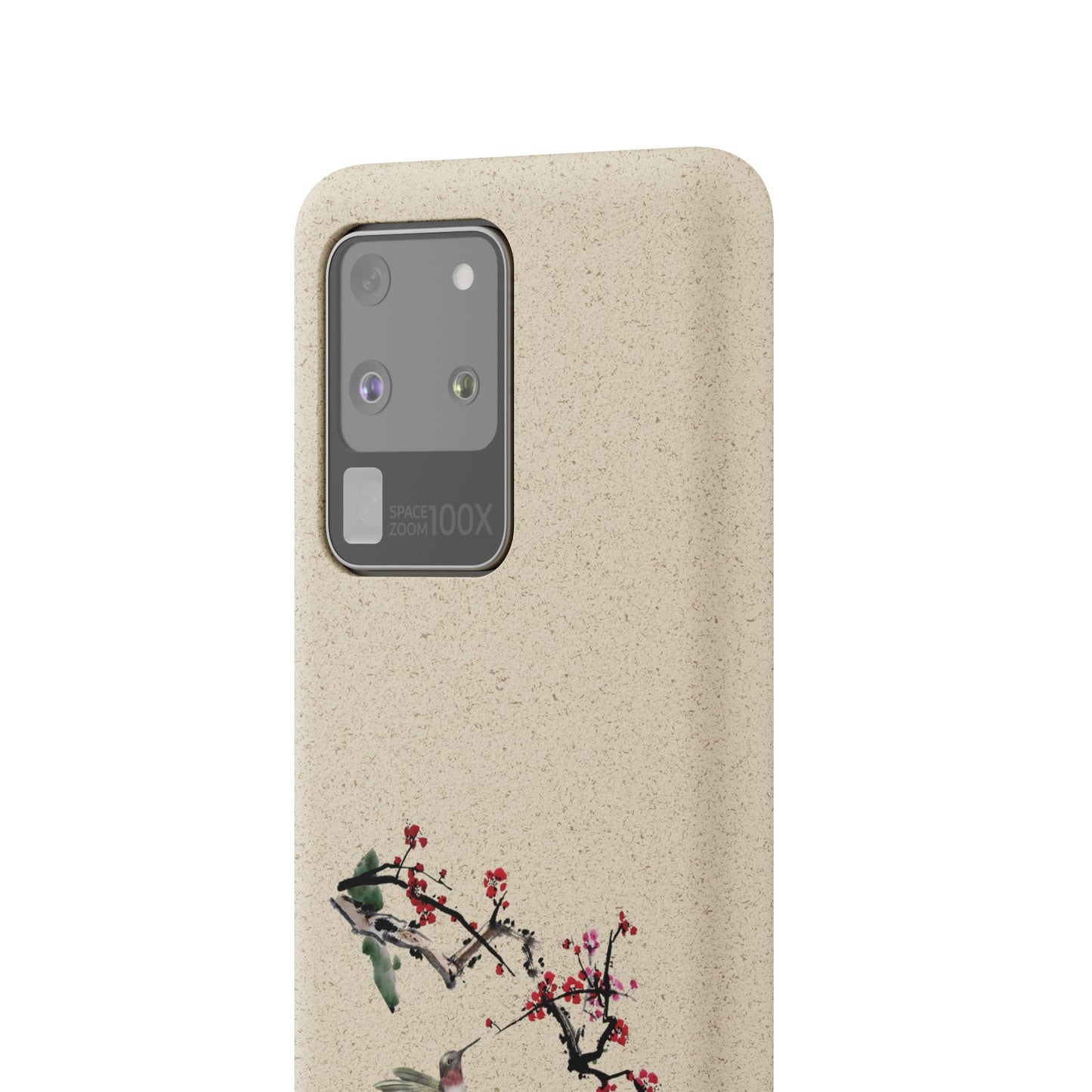 Plum Blossoms Biodegradable Bamboo Phone Case