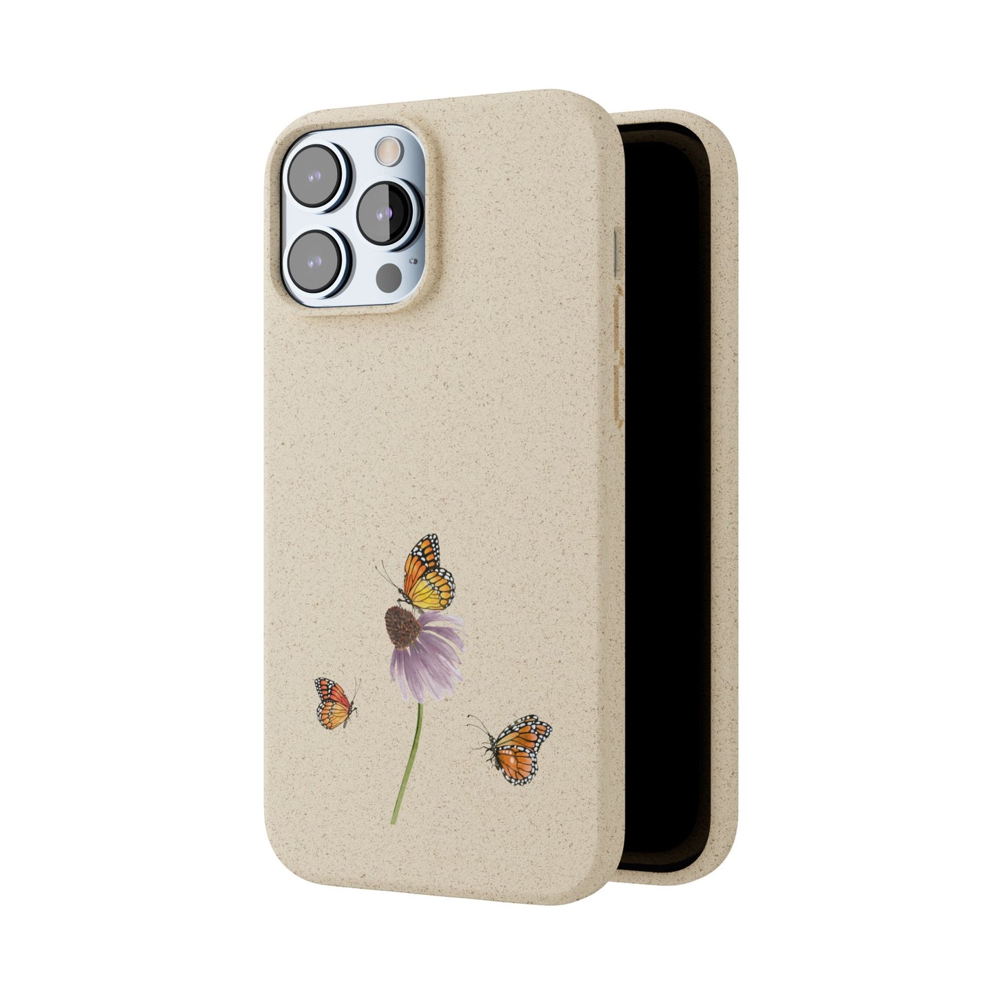 Echinacea Biodegradable Bamboo Phone Case