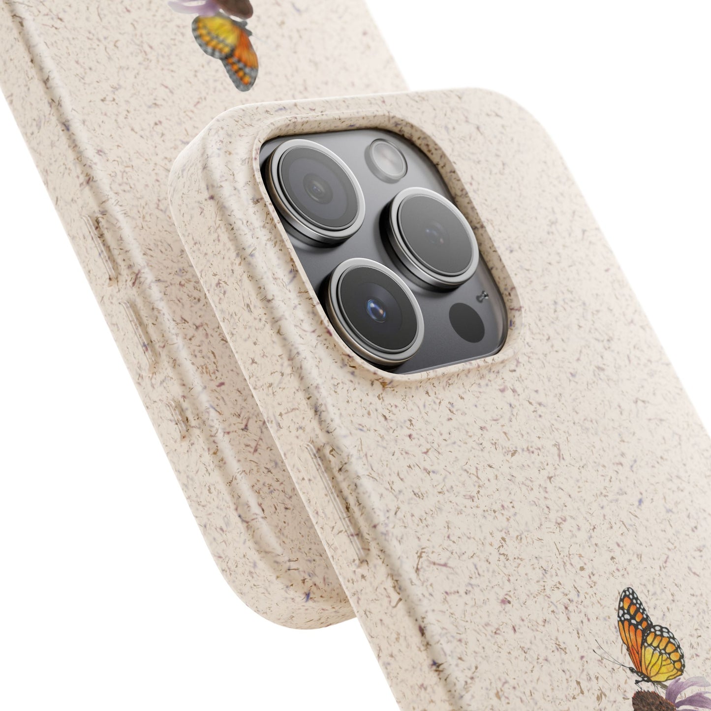Echinacea Biodegradable Bamboo Phone Case