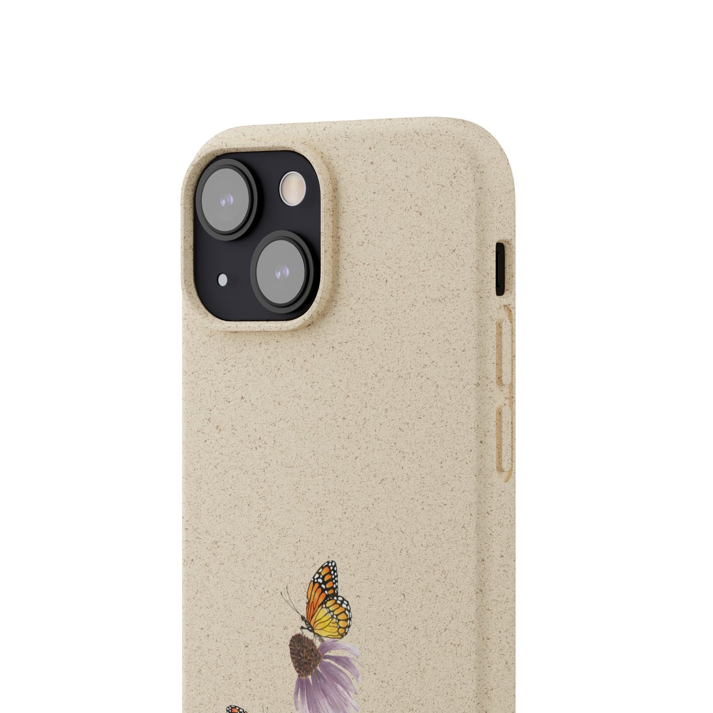 Echinacea Biodegradable Bamboo Phone Case