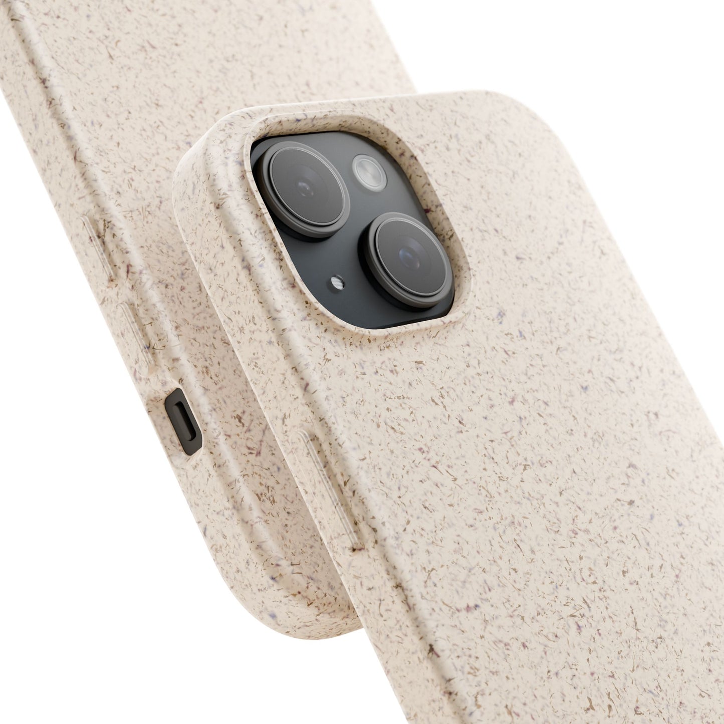 Timbre Menthe Poivrée Coque de Téléphone en Bambou Biodégradable