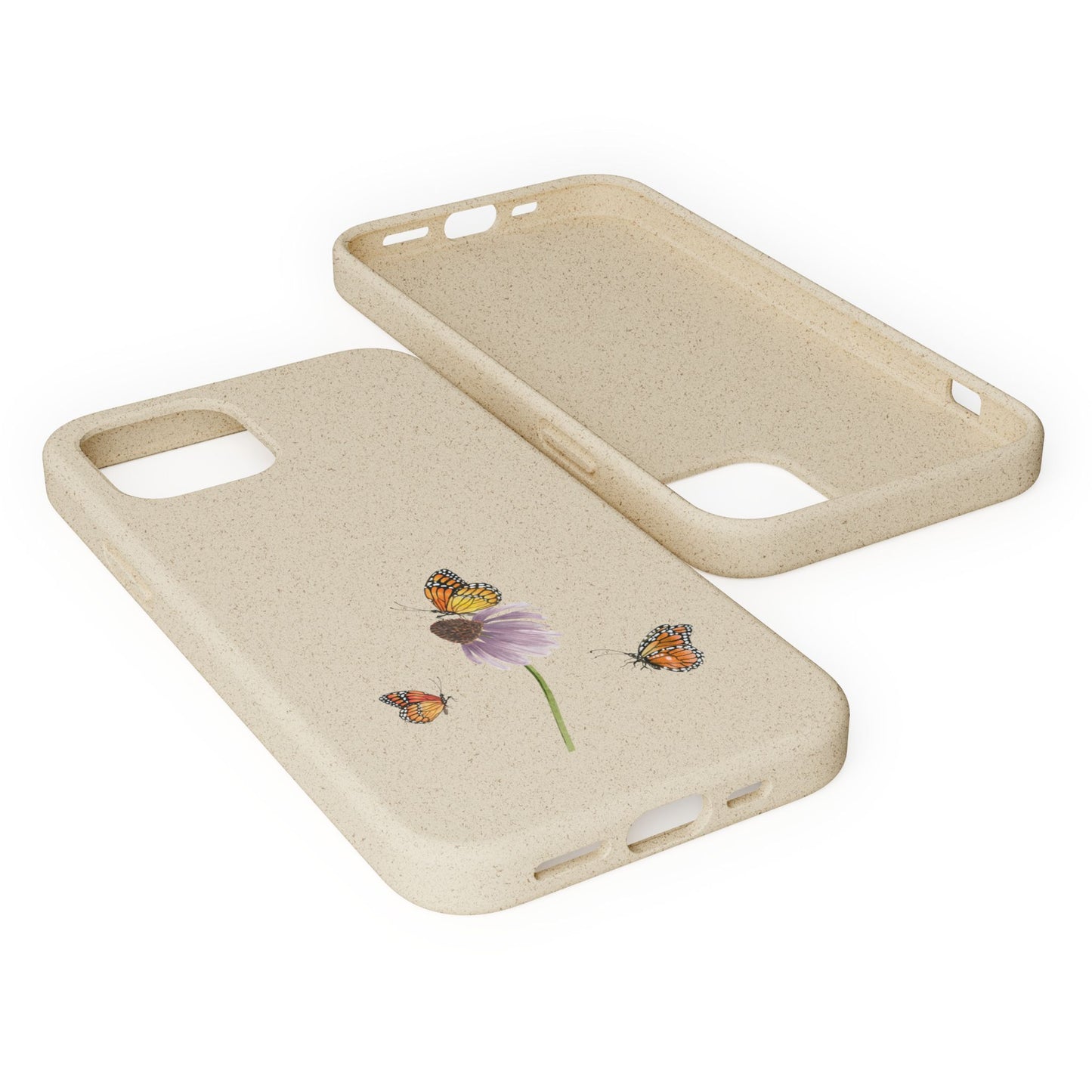 Echinacea Biodegradable Bamboo Phone Case
