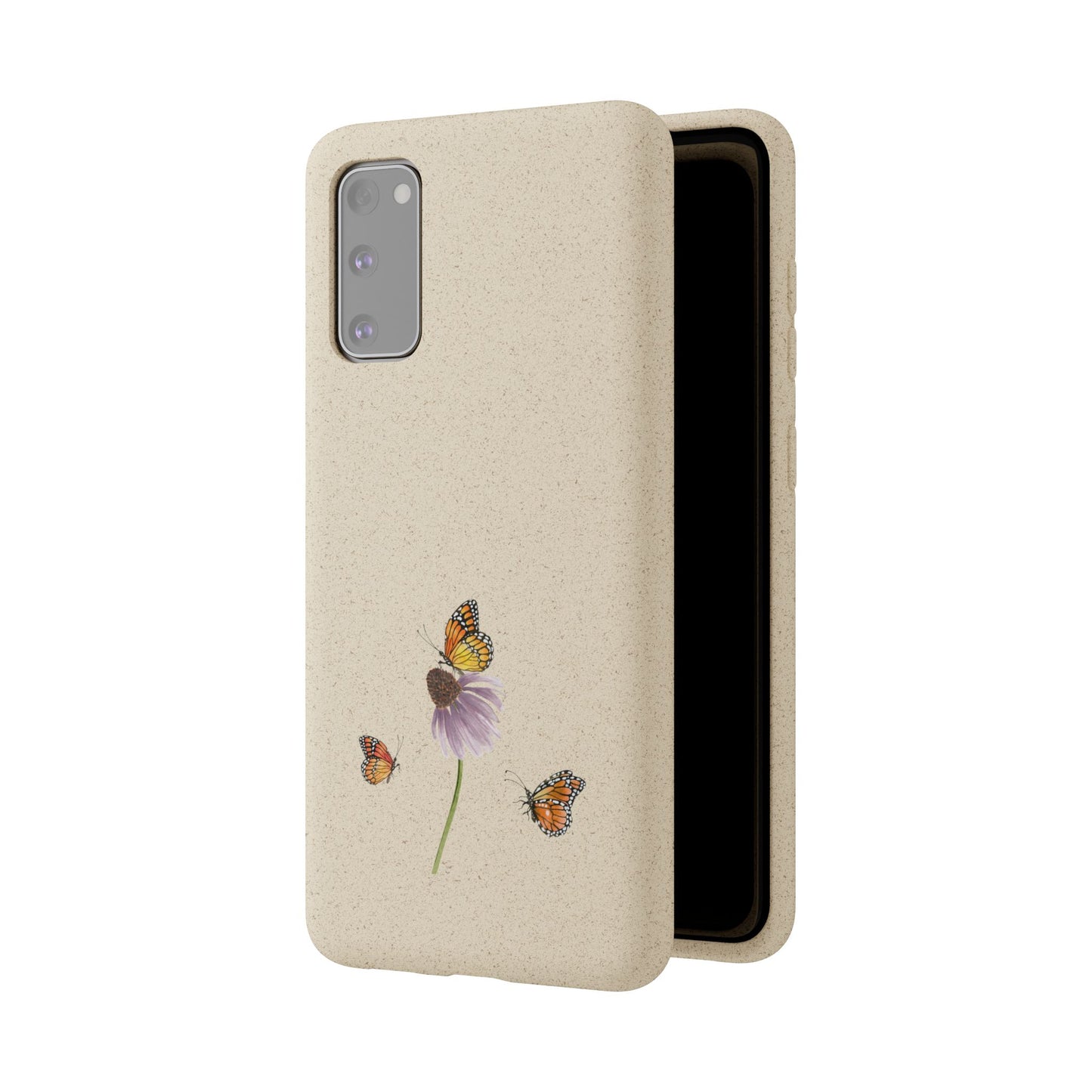 Echinacea Biodegradable Bamboo Phone Case
