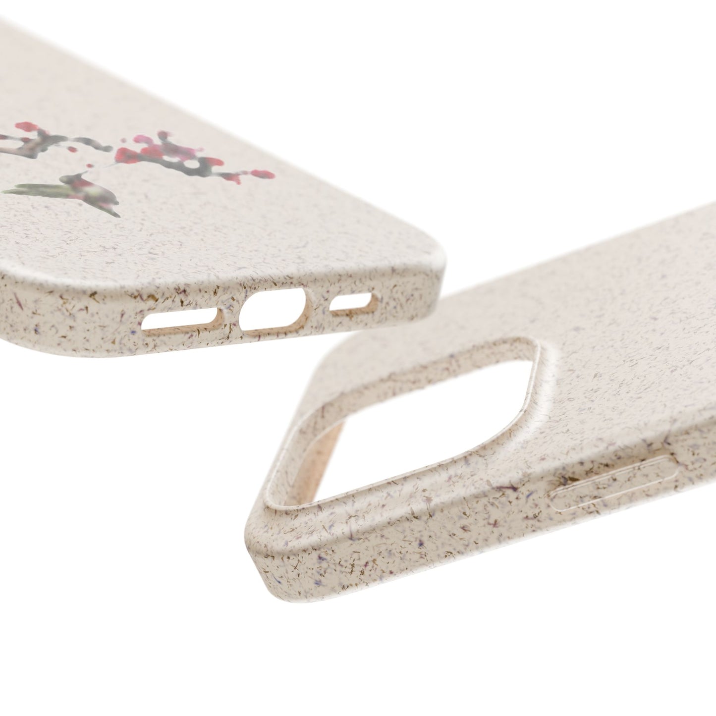 Plum Blossoms Biodegradable Bamboo Phone Case