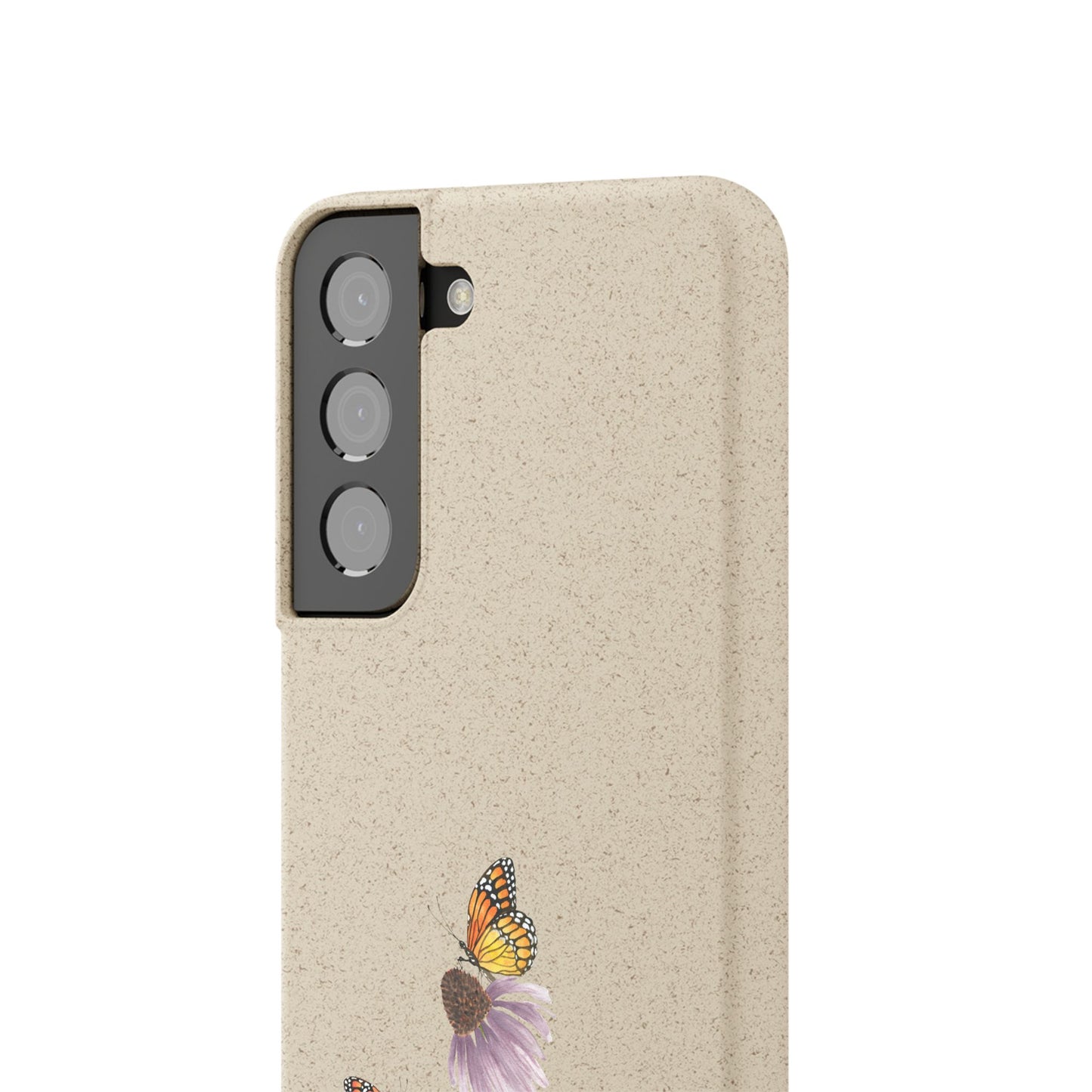 Echinacea Biodegradable Bamboo Phone Case