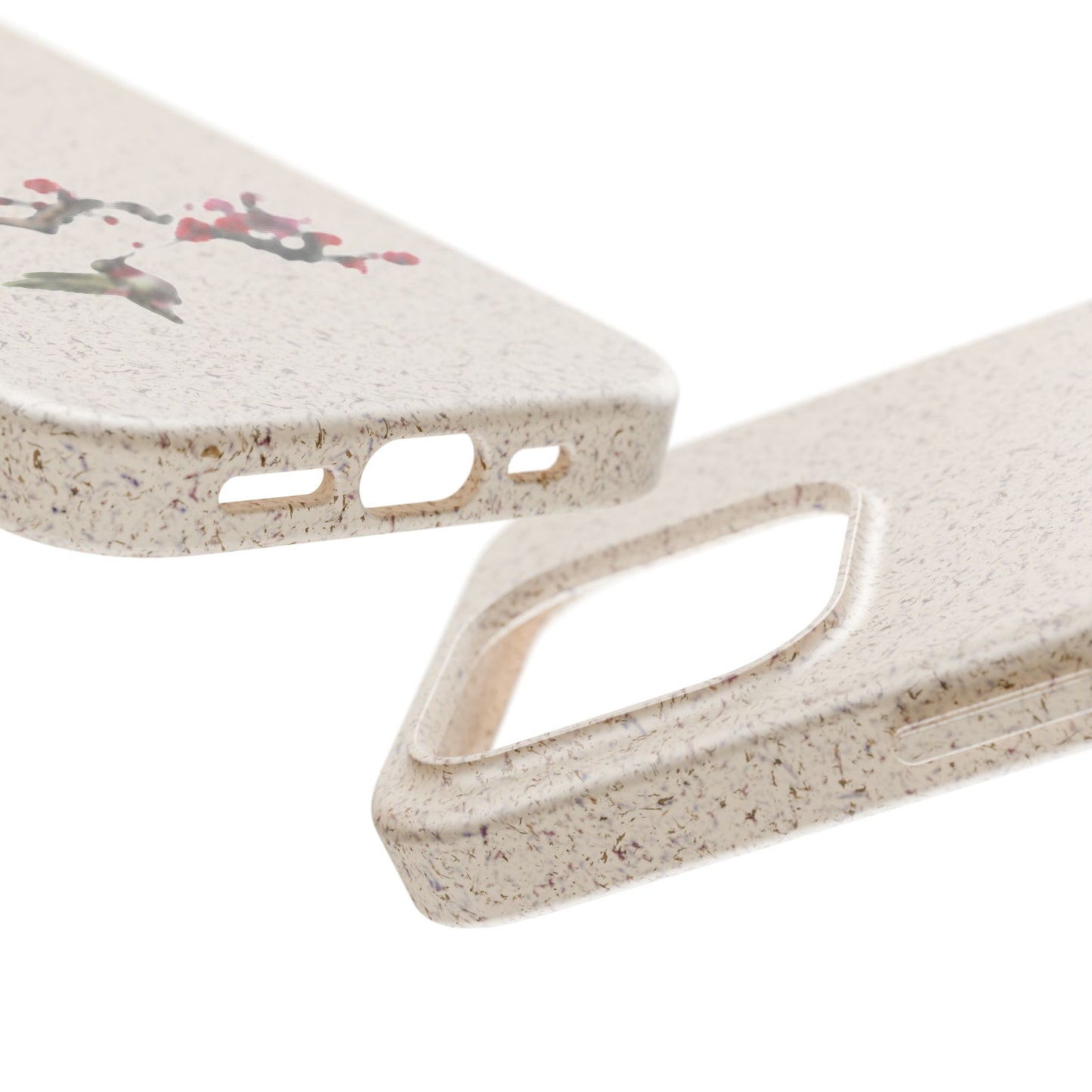 Plum Blossoms Biodegradable Bamboo Phone Case