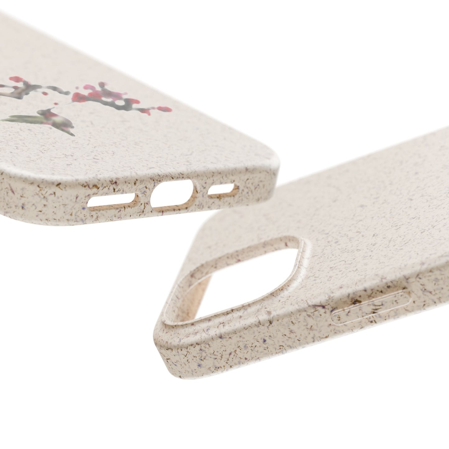 Plum Blossoms Biodegradable Bamboo Phone Case