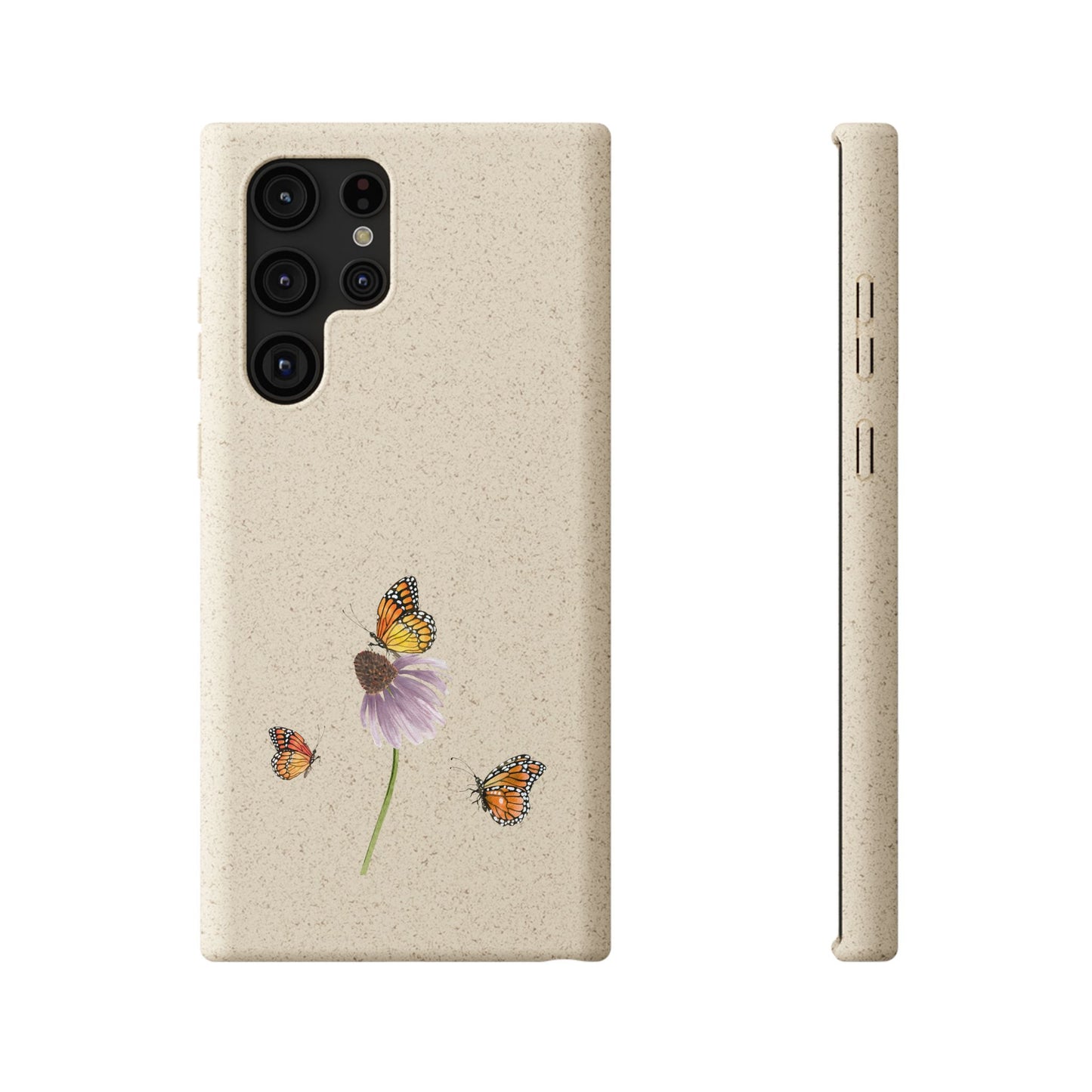 Echinacea Biodegradable Bamboo Phone Case