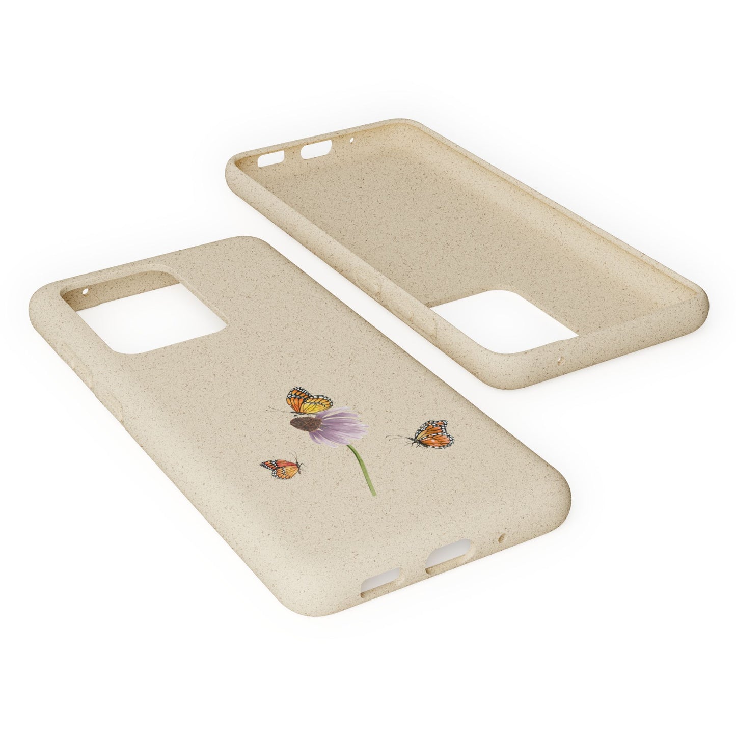 Echinacea Biodegradable Bamboo Phone Case
