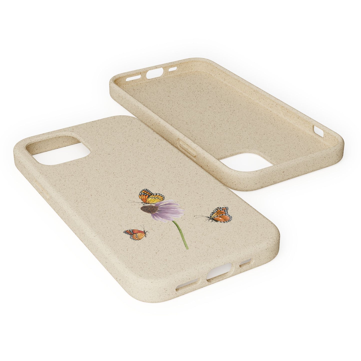 Echinacea Biodegradable Bamboo Phone Case