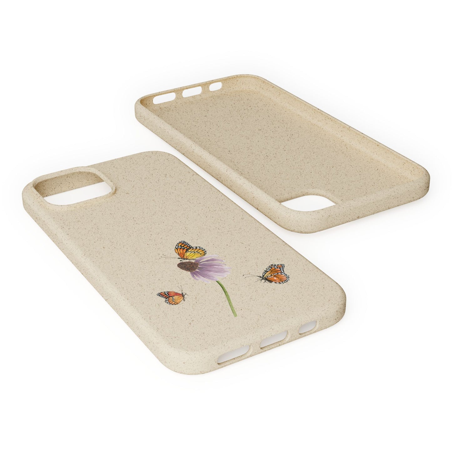 Echinacea Biodegradable Bamboo Phone Case