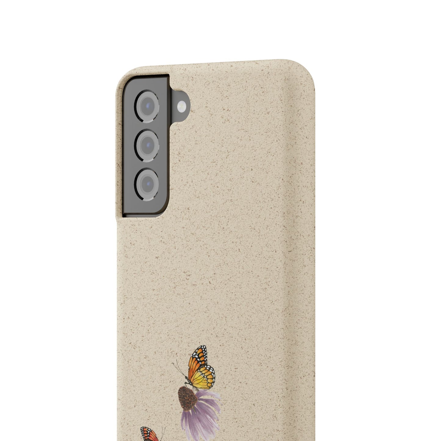 Echinacea Biodegradable Bamboo Phone Case