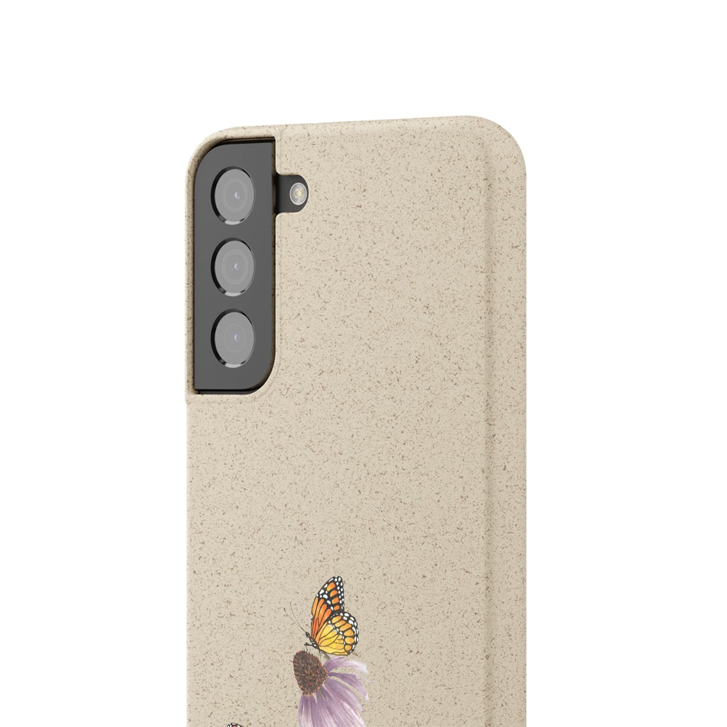 Echinacea Biodegradable Bamboo Phone Case