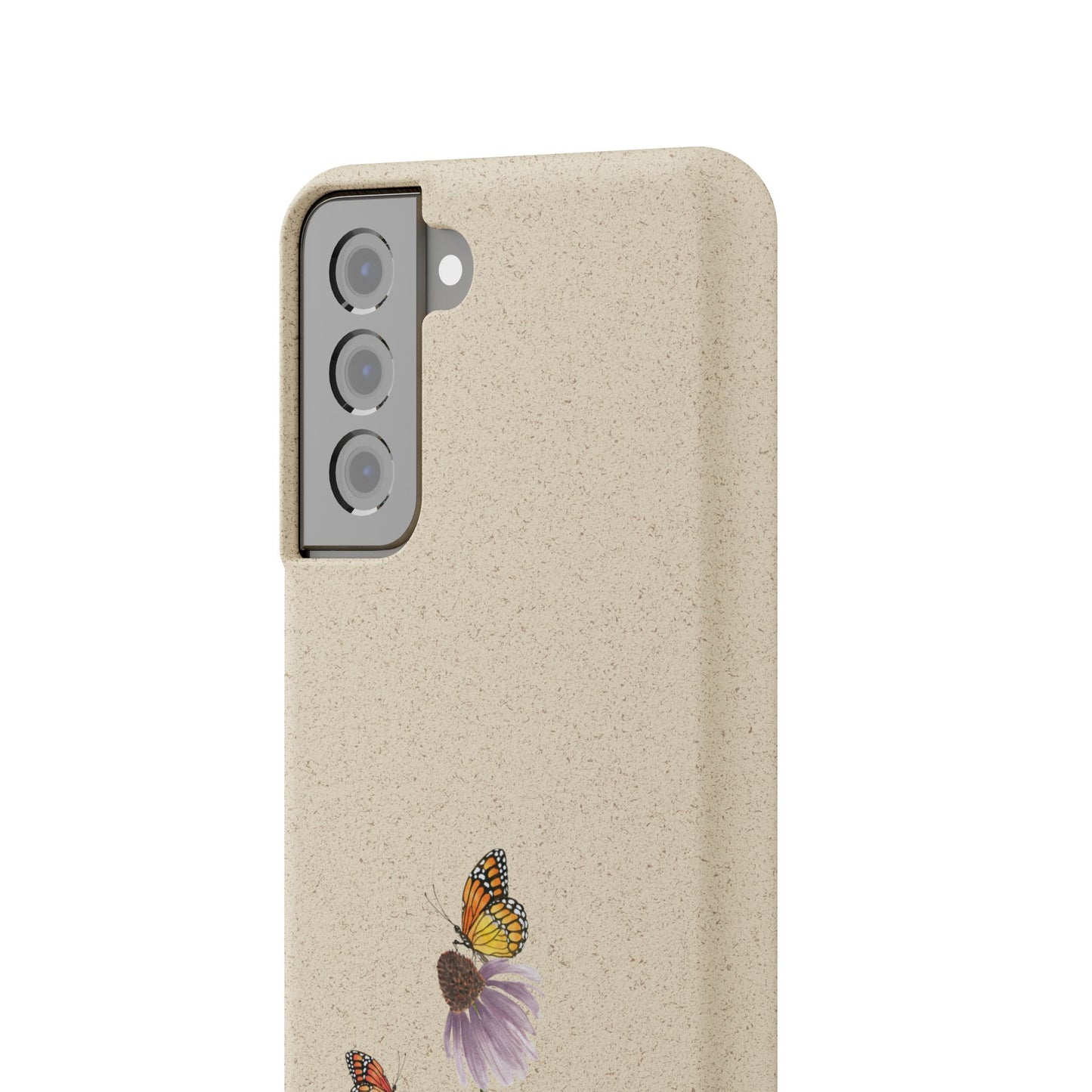 Echinacea Biodegradable Bamboo Phone Case