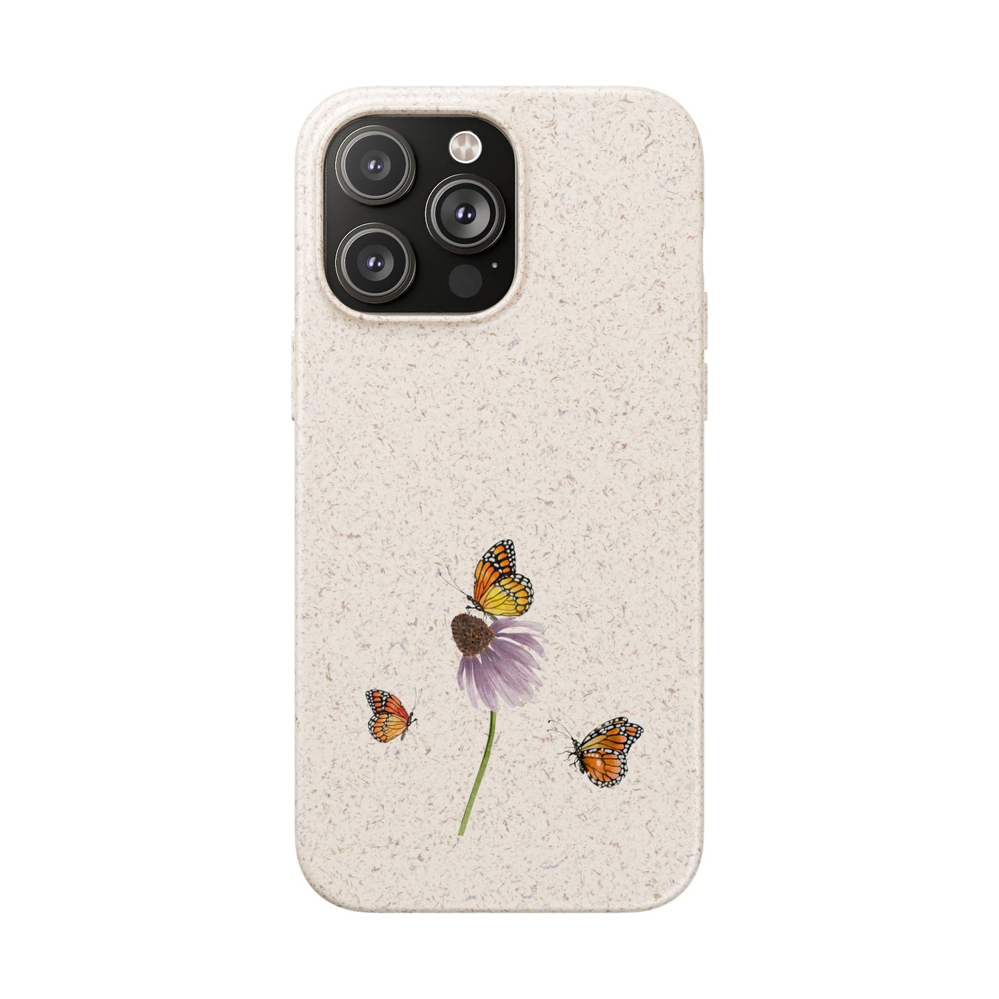 Echinacea Biodegradable Bamboo Phone Case
