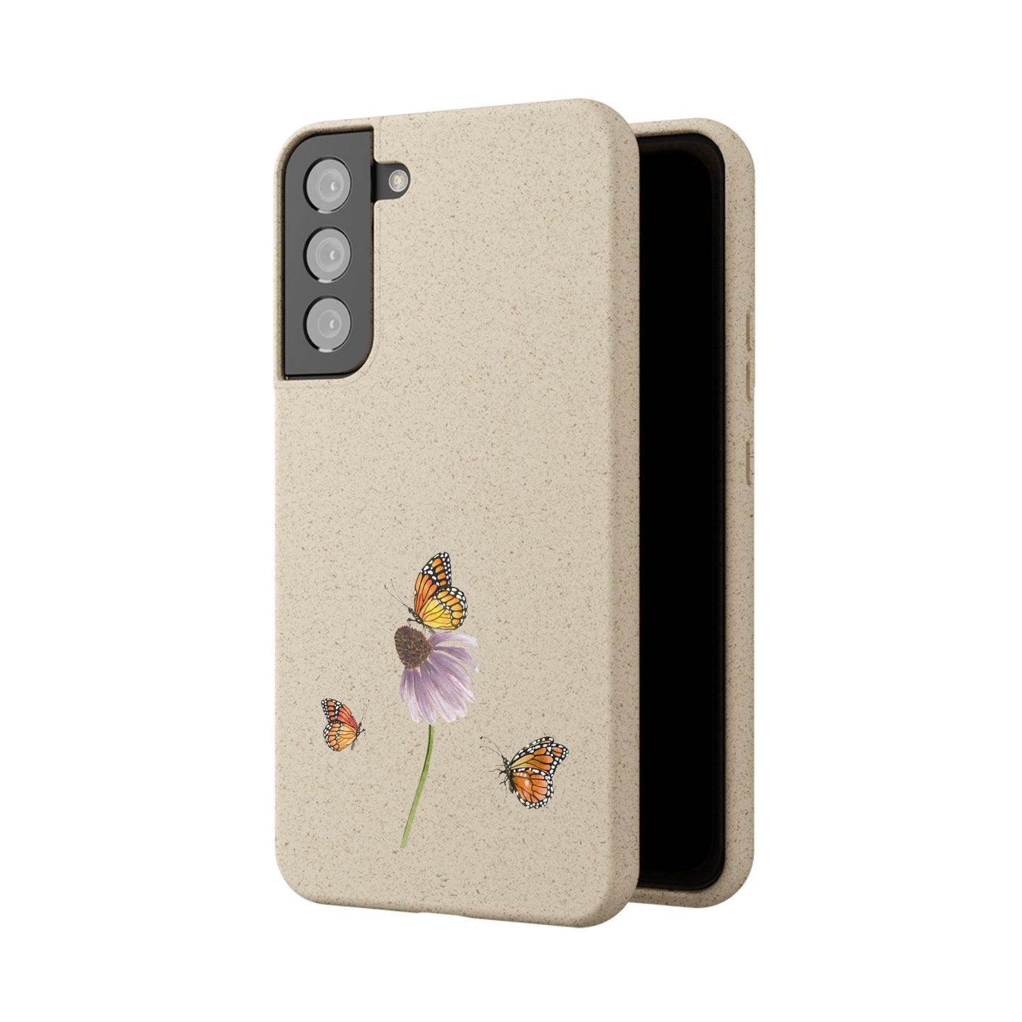 Echinacea Biodegradable Bamboo Phone Case