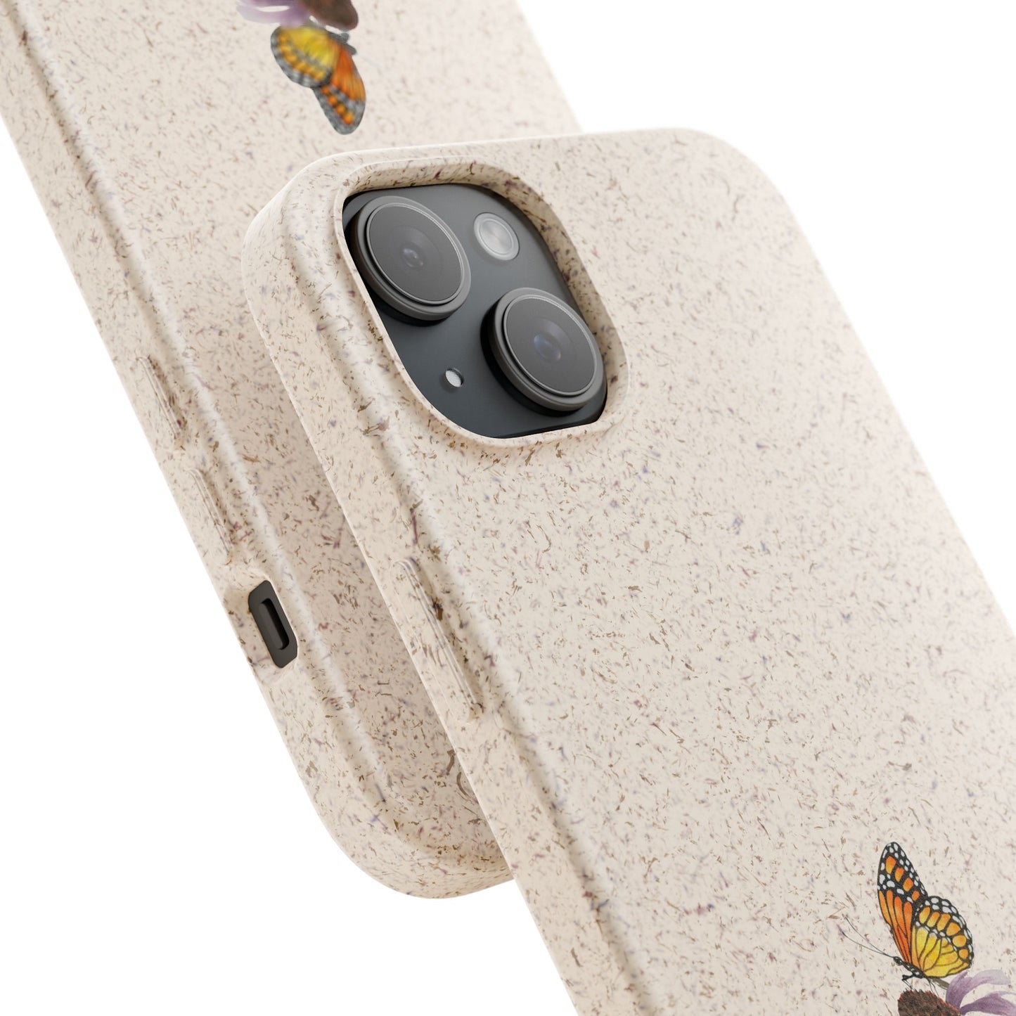 Echinacea Biodegradable Bamboo Phone Case