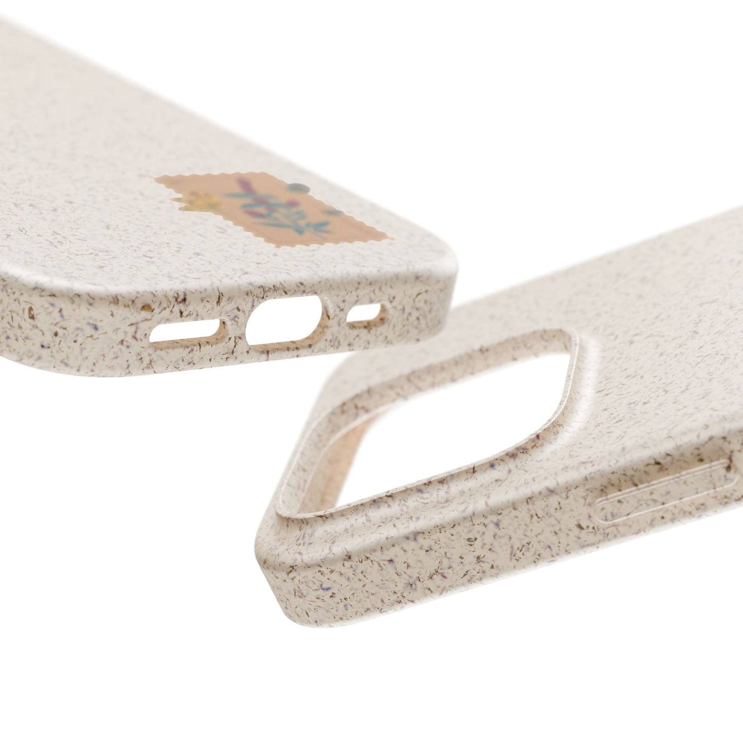 Timbre Menthe Poivrée Coque de Téléphone en Bambou Biodégradable