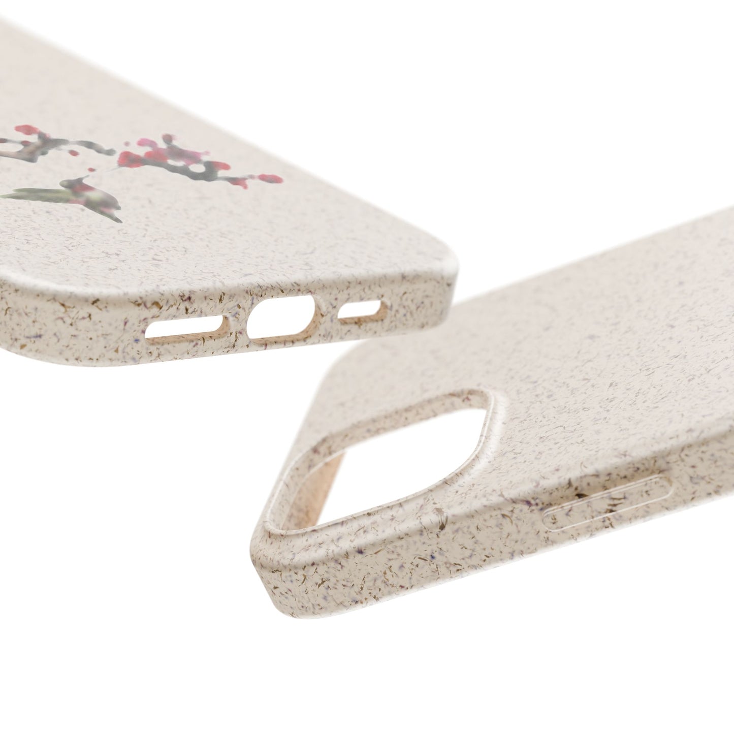 Plum Blossoms Biodegradable Bamboo Phone Case