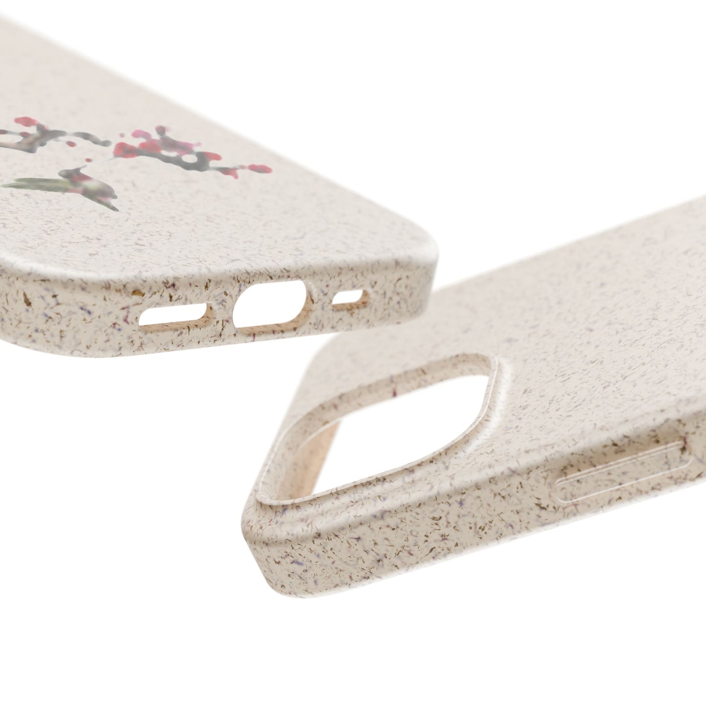 Plum Blossoms Biodegradable Bamboo Phone Case