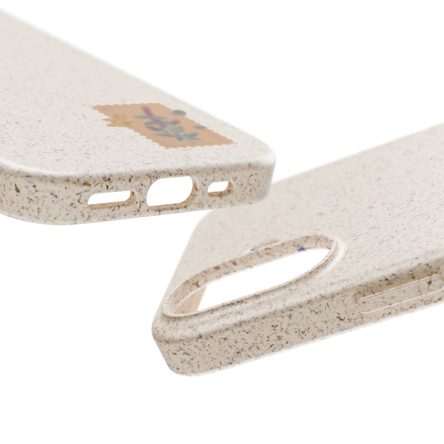 Timbre Menthe Poivrée Coque de Téléphone en Bambou Biodégradable
