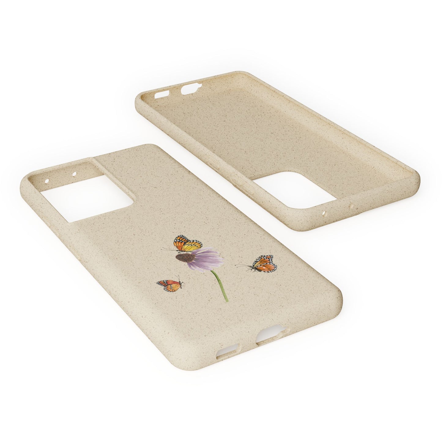 Echinacea Biodegradable Bamboo Phone Case