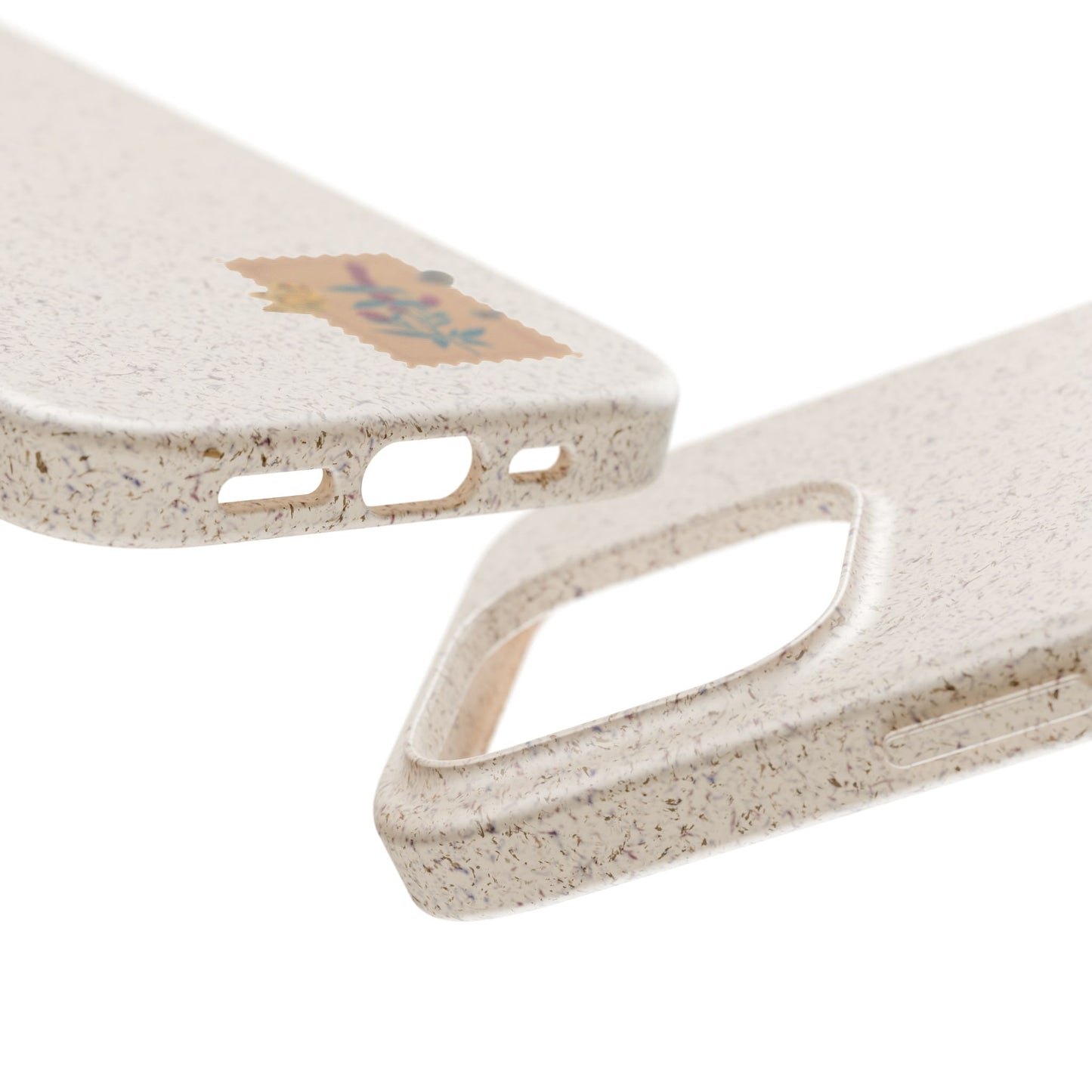 Timbre Menthe Poivrée Coque de Téléphone en Bambou Biodégradable