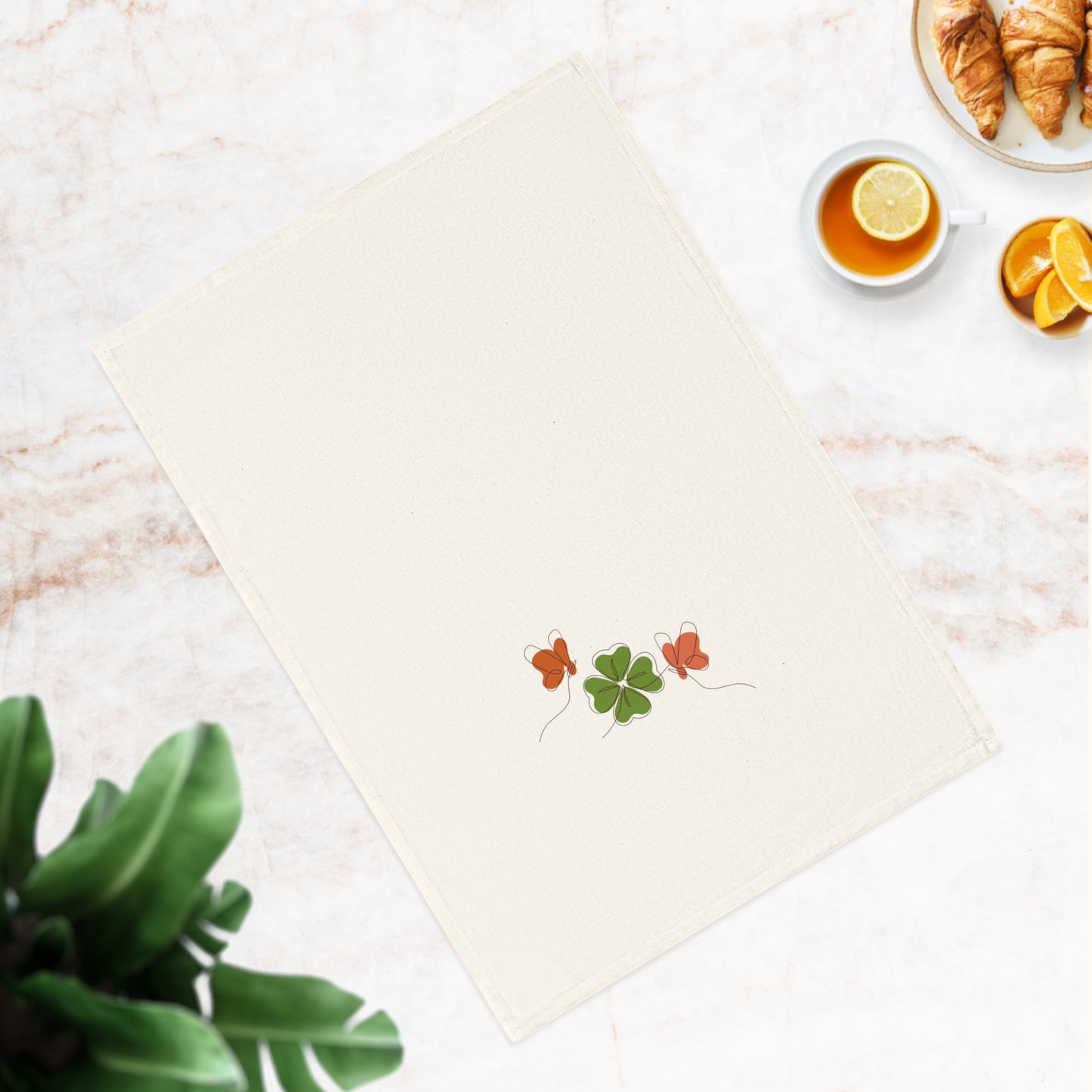 Lucky Organic Cotton Tea Towel