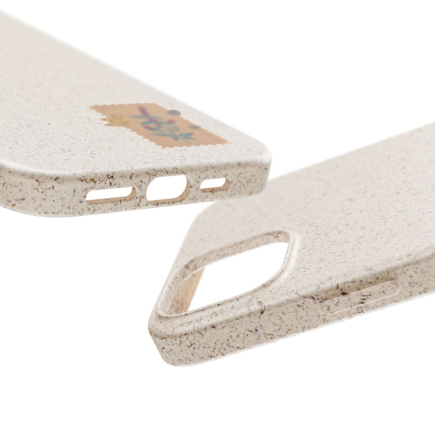 Timbre Menthe Poivrée Coque de Téléphone en Bambou Biodégradable