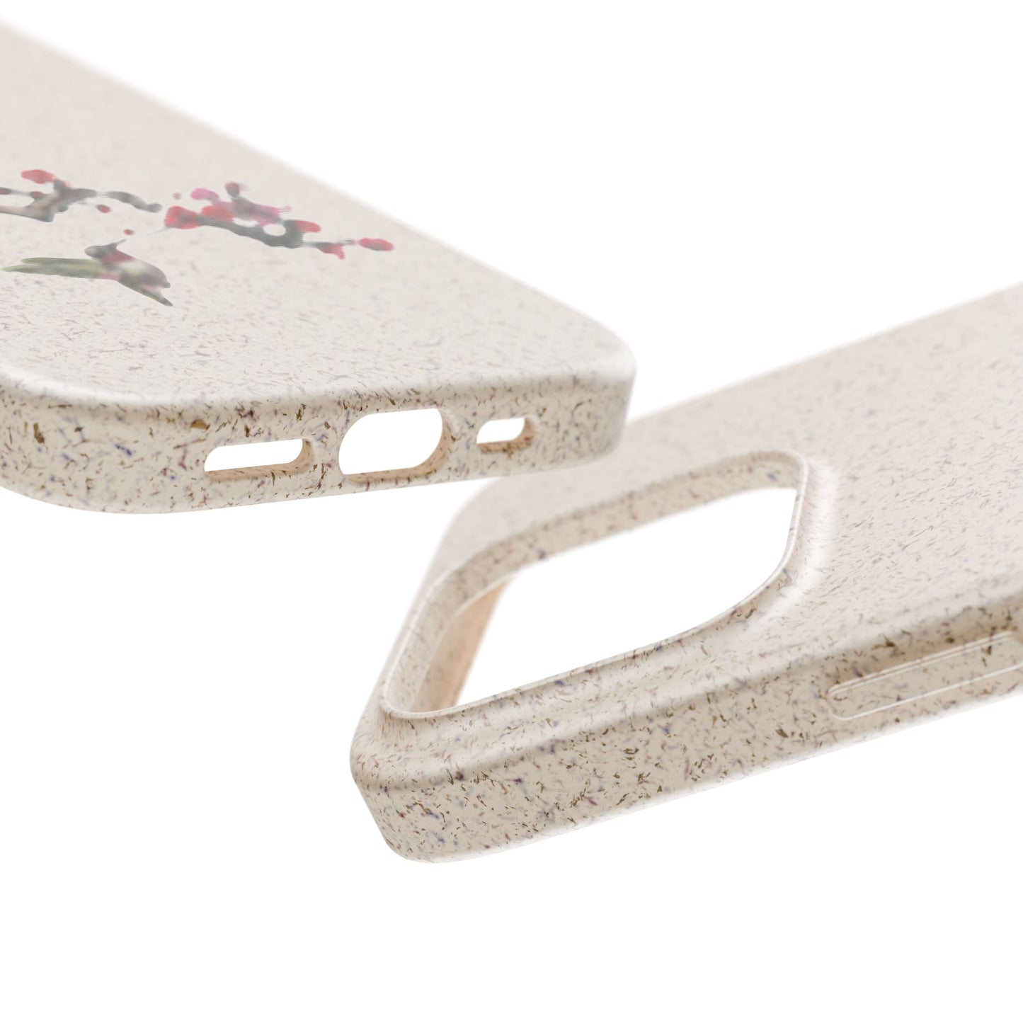 Plum Blossoms Biodegradable Bamboo Phone Case