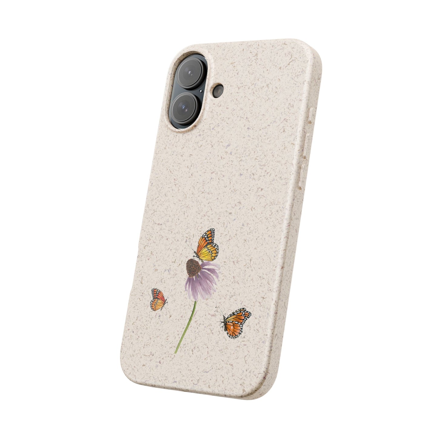 Echinacea Biodegradable Bamboo Phone Case