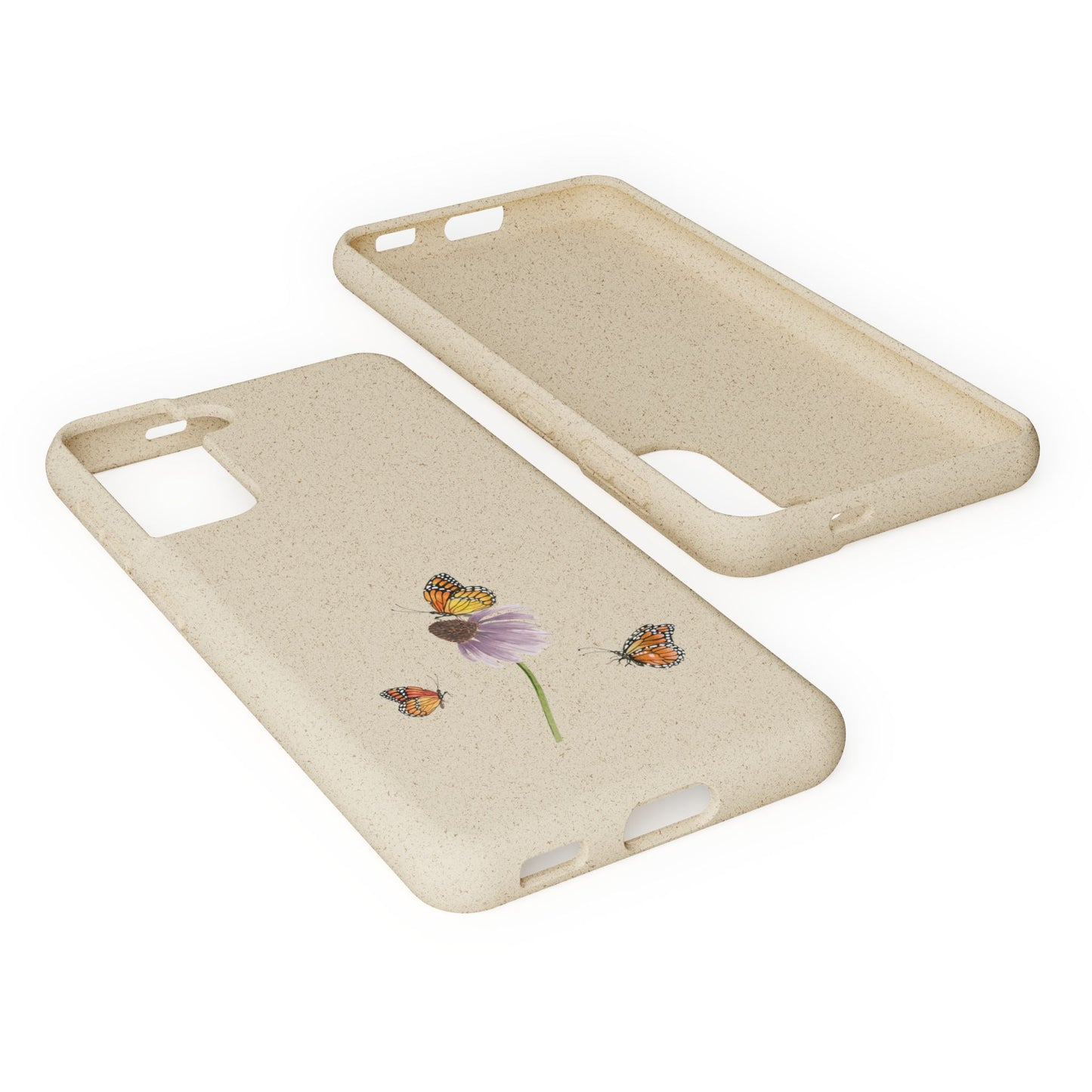 Echinacea Biodegradable Bamboo Phone Case