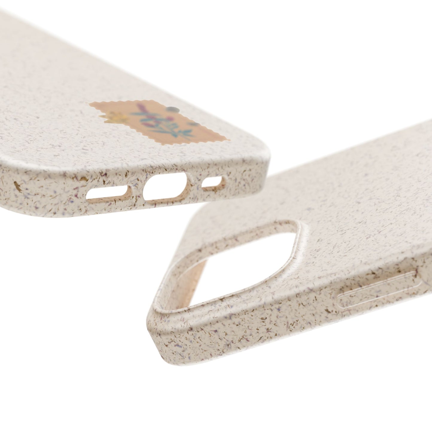Timbre Menthe Poivrée Coque de Téléphone en Bambou Biodégradable