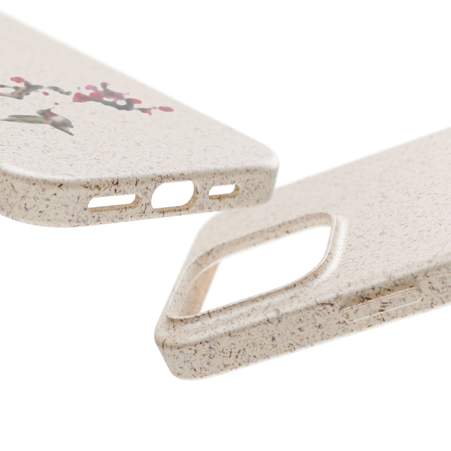 Plum Blossoms Biodegradable Bamboo Phone Case