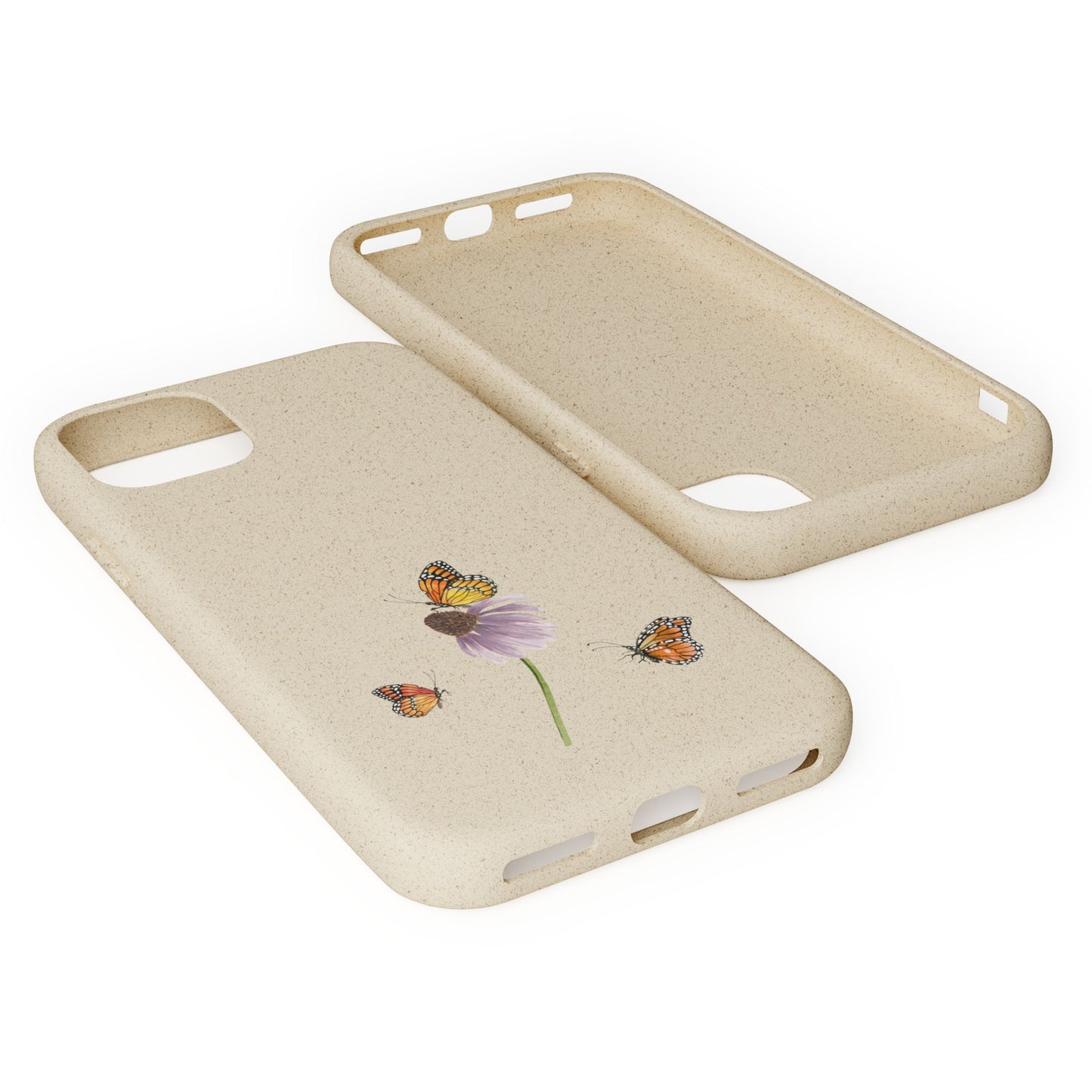 Echinacea Biodegradable Bamboo Phone Case