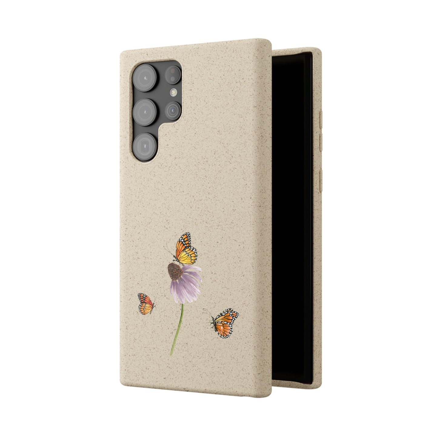 Echinacea Biodegradable Bamboo Phone Case