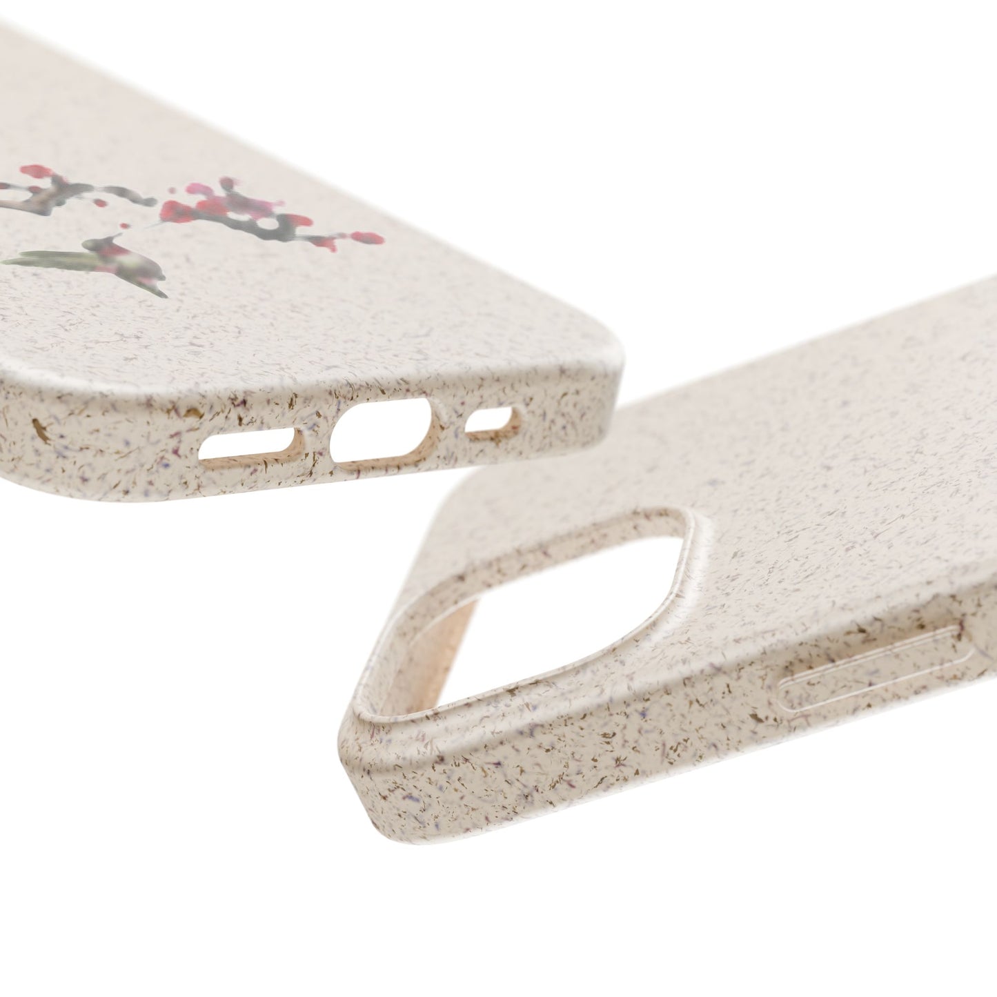 Plum Blossoms Biodegradable Bamboo Phone Case